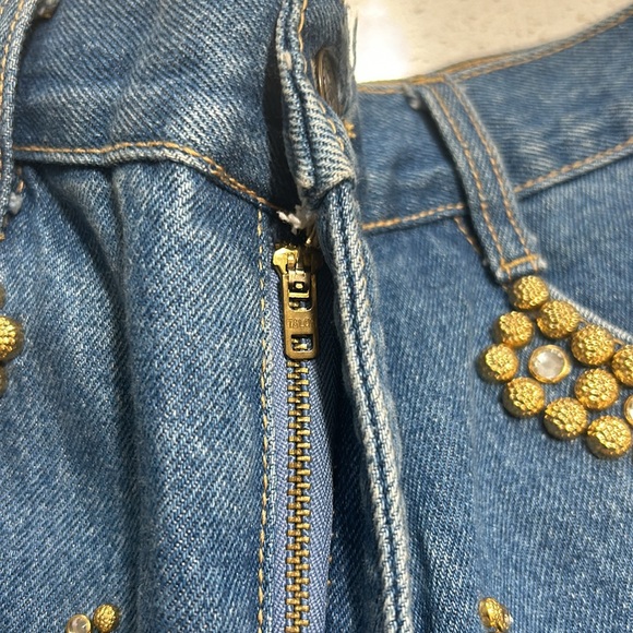 Cache Embellished Vintage High Waisted Zara Chanel - Picture 14 of 14